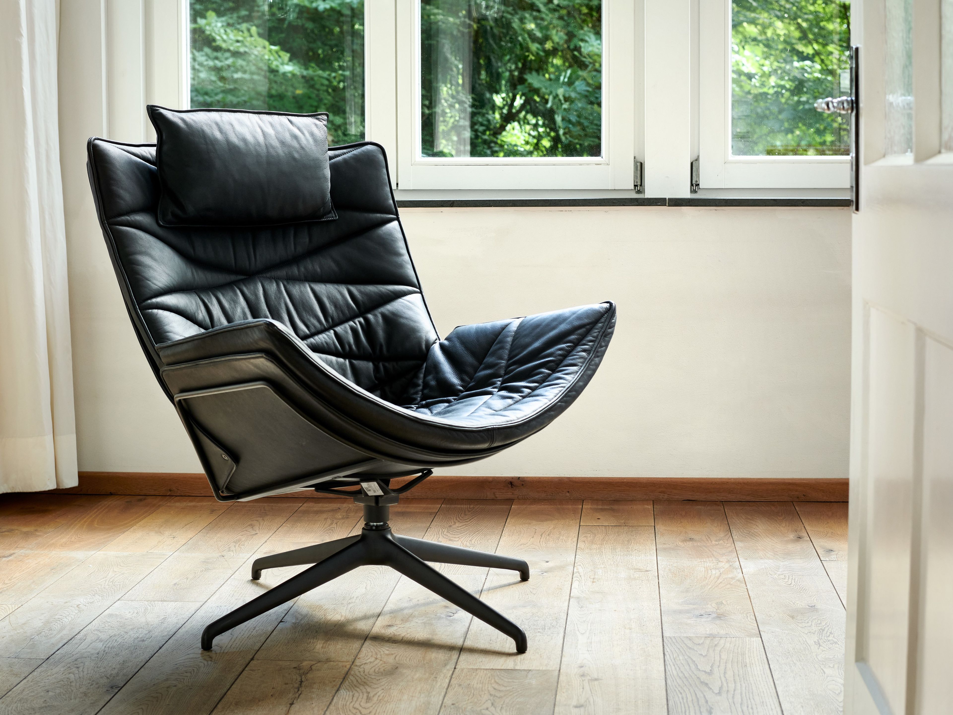 Спицевое вращающееся кресло с подлокотниками KFF Nest Pure ARCH-00101561 - Вид №12