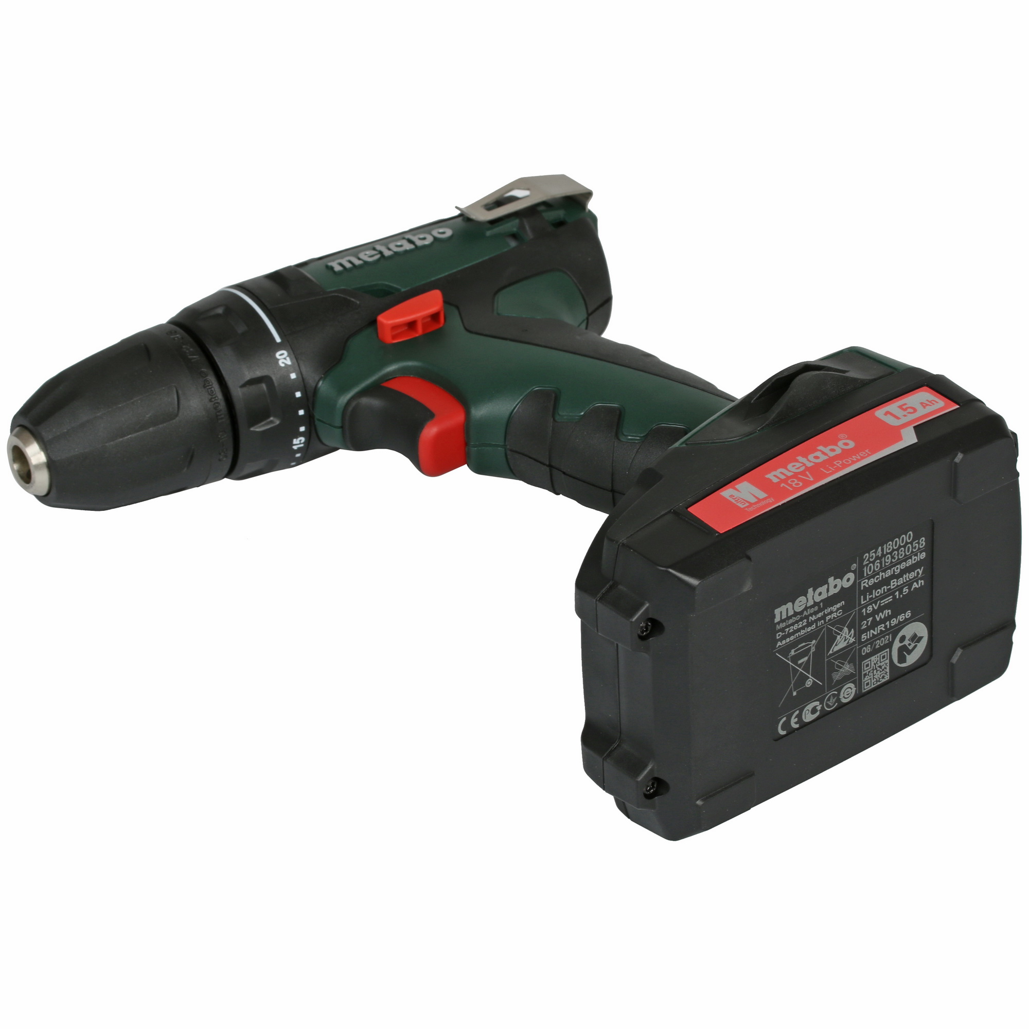 Дрель-шуруповерт Metabo BS 18 CAS 18V 8153288 STDN-0127761 - Вид №4