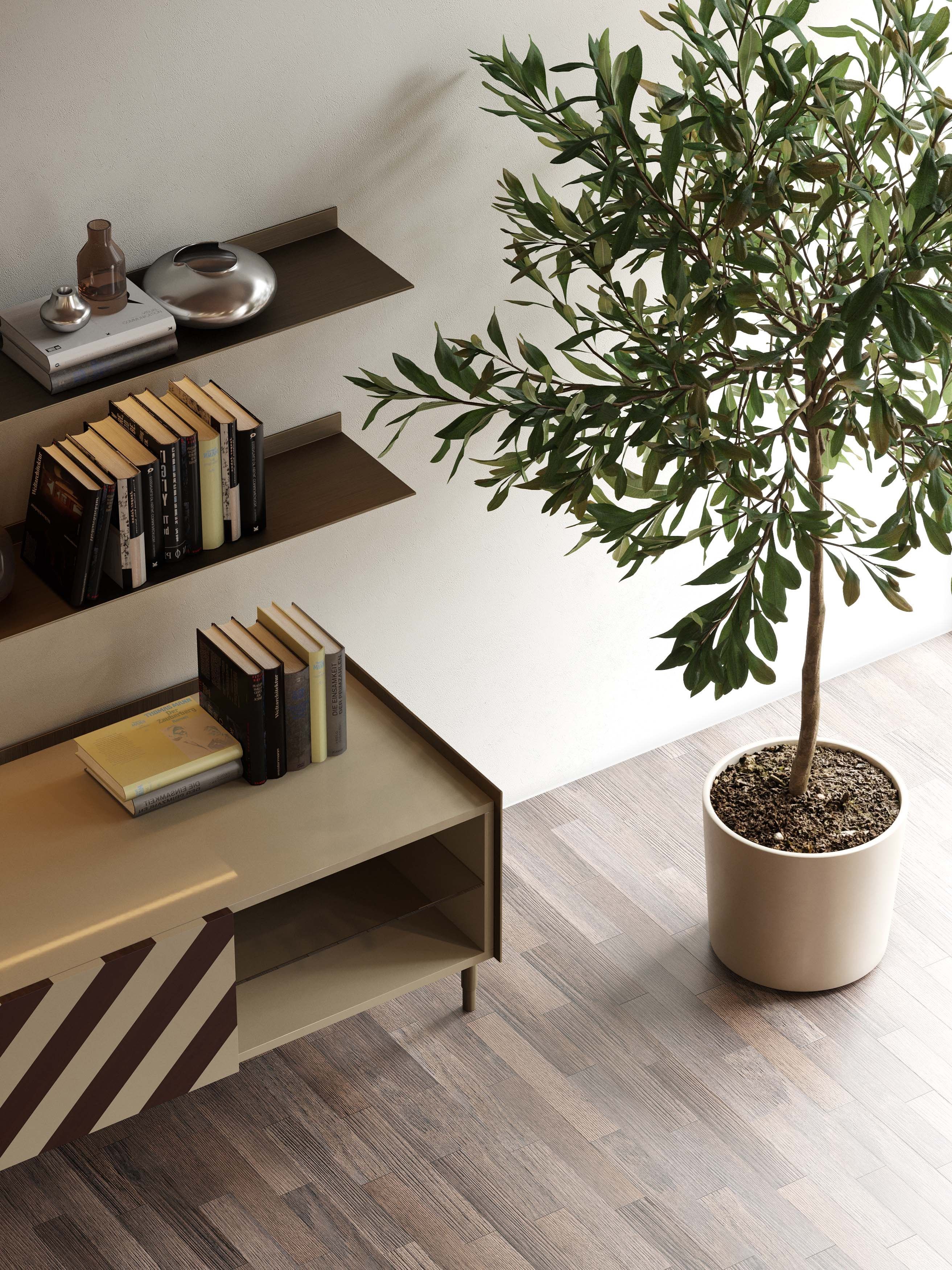 Деревянный шкаф для телевизора с распашными дверцами Stylish Club His &amp ARCH-00121988 - Вид №13