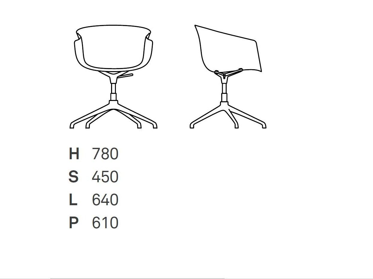 Вращающееся кресло ONDARRETA Bai ARCH-00042566 - Вид №2