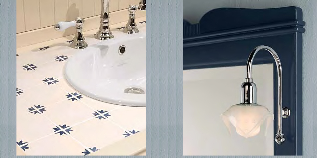 Комплект мебели для ванной комнаты Comp.n.7 Eurodesign Green & Roses Green Roses COMPN7 - Вид №1