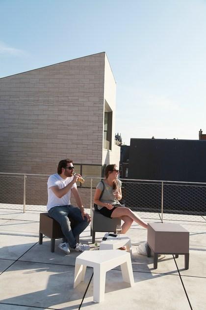 Quinze & Milan Пластиковый журнальный столик Maze sun-id-1504896 - Вид №7