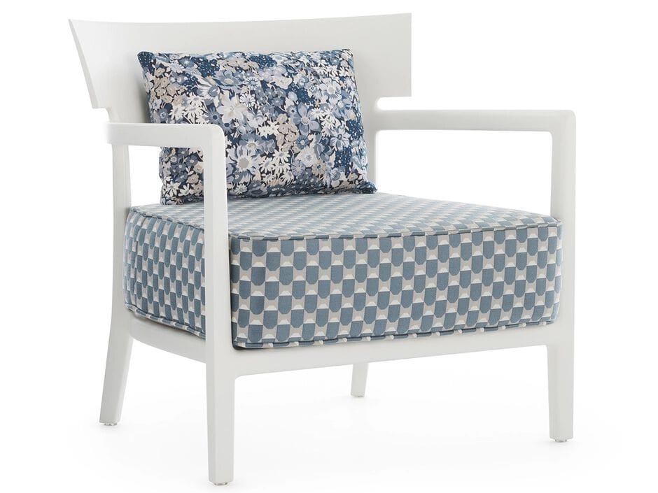 Съемное садовое кресло из поликарбоната и ткани с подлокотниками Kartell CARA LIBERTY ARCH-00029641 - Вид №17