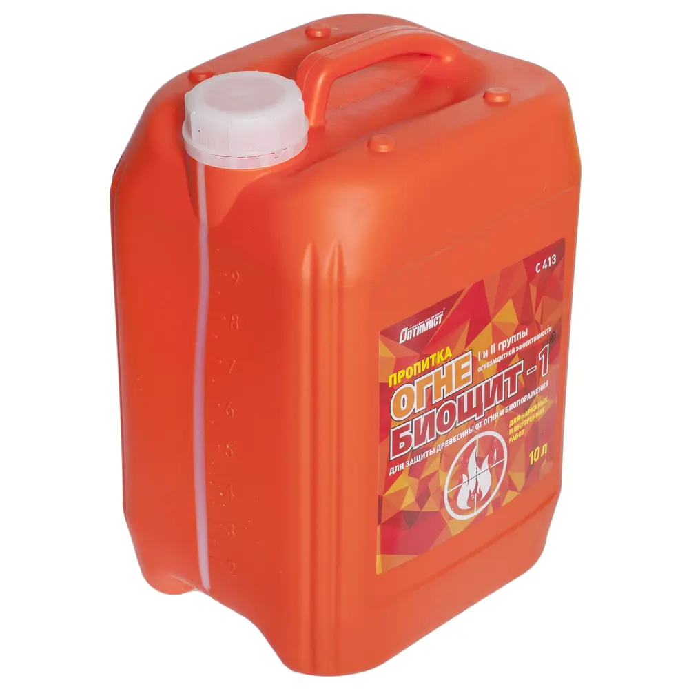 Пропитка водная огнебиощит I-II группы Оптимист 10 л STLM-2014870 - Вид №1
