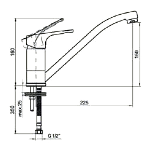 152-0049-30 Смеситель Mofem Junior Santreyd - Вид №1