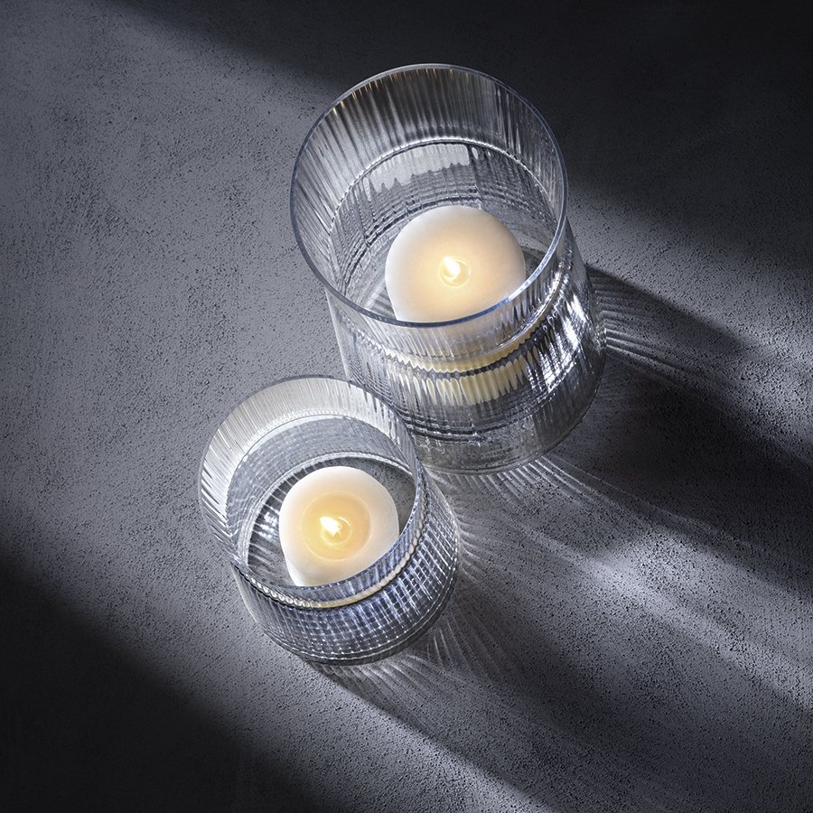 Ваза стеклянная прозрачная 29 см Gio Line LSA INTERNATIONAL - 00-3894921 Прозрачный  - Вид №3