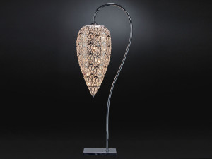 Торшер с кристаллами