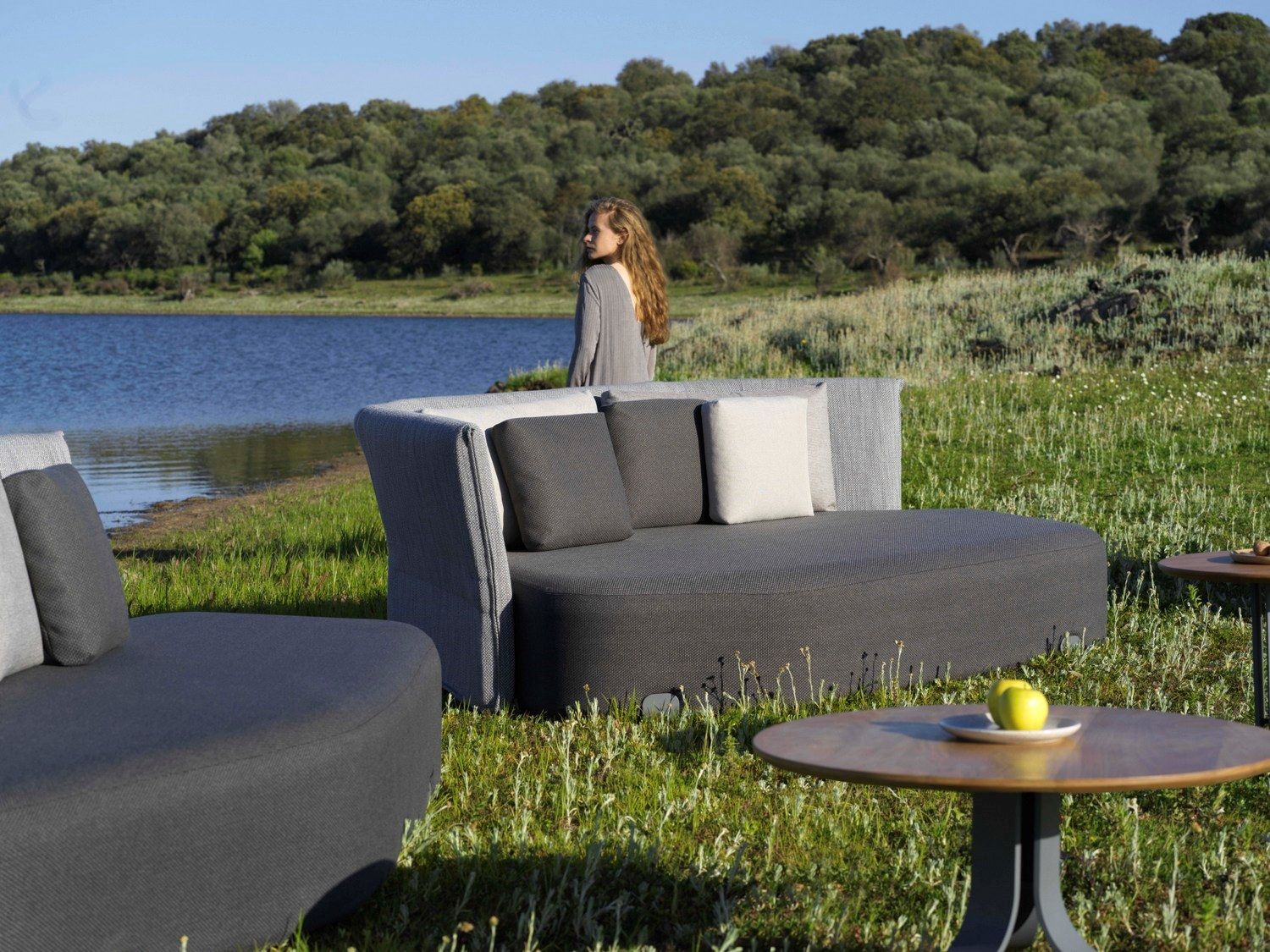 Круглый садовый столик GANDIABLASCO Isla ARCH-00064035 - Вид №13