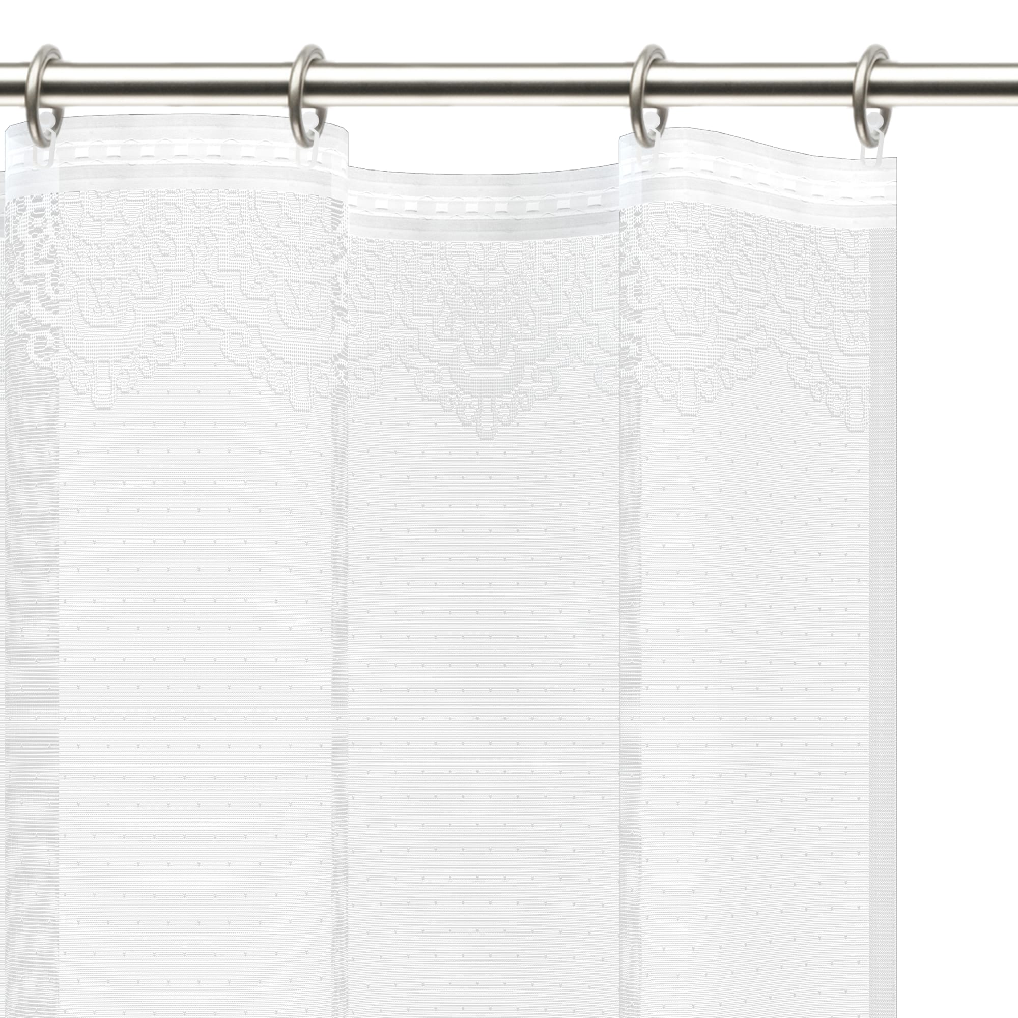 82633556 Тюль на ленте для кухни «Гера» 285х160 см цвет белый Santreyd  - Вид №5