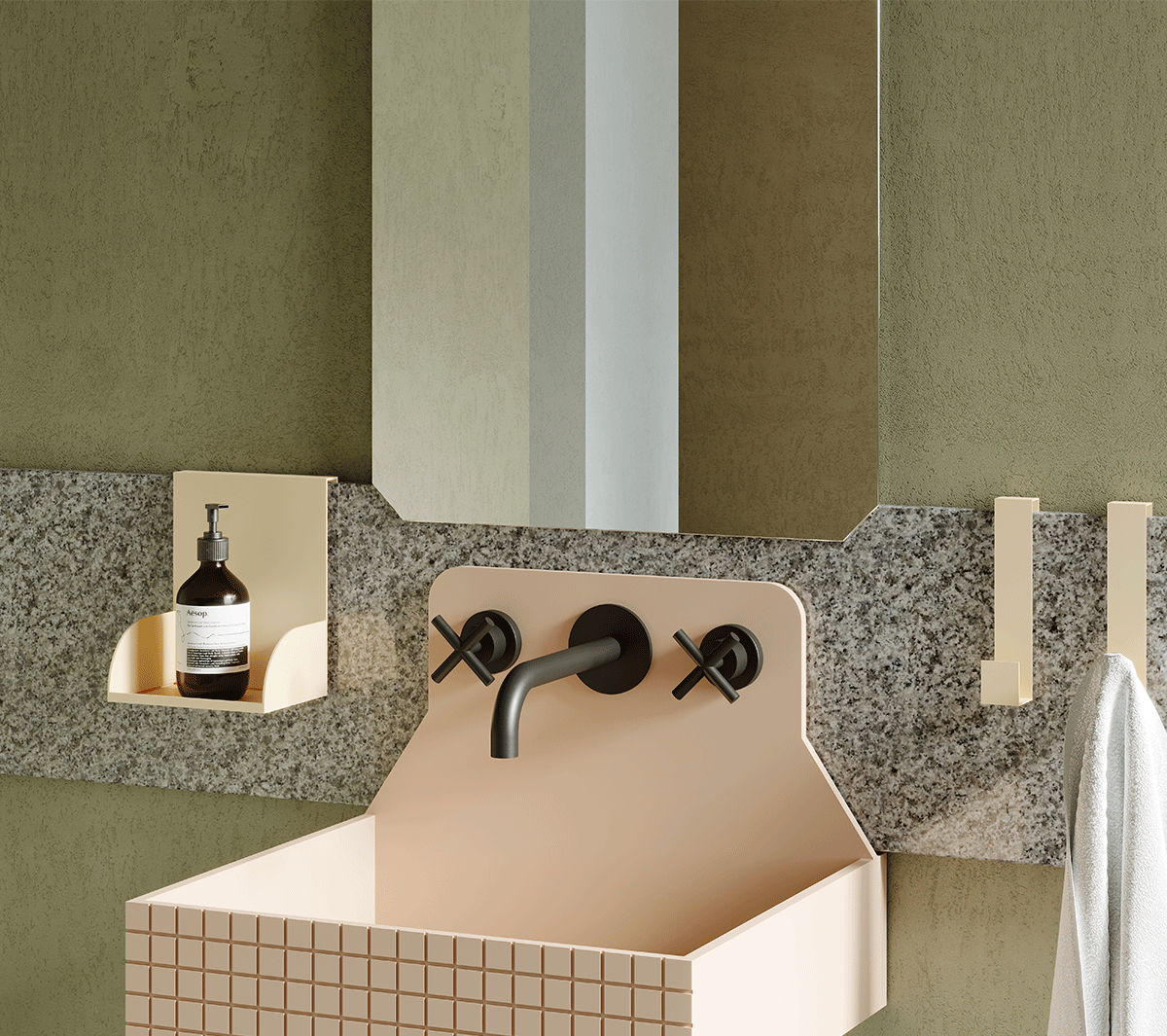 Ex.T FRIEZE Настенное зеркало в металлической раме EXFRIEZESPM/0515 - Вид №3