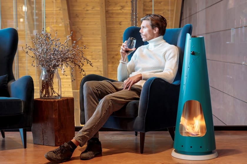 Биоэтанол из нержавеющей стали отдельно стоящий камин In Stock Focotto ARCH-00126951 - Вид №2