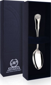 10569834 Аргента (Россия) Ложка кофейная "Визит" Серебро 925