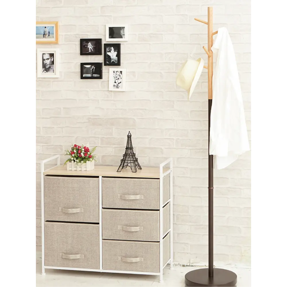 Вешалка напольная Tina 28.5x176x28.5 см металл цвет черный UniStor STLM-2170268 - Вид №2