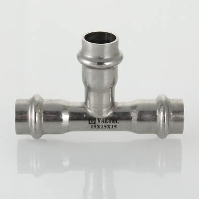 VTi.931.I.353535 Фитинг из нержавеющей стали – пресс-тройник Valtec 35 х 35 х 35 мм  - Вид №8