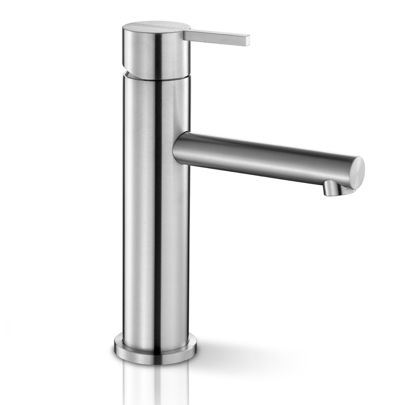 STY 002 Смеситель Для Умывальника Linki STYLO Сатиновая Сталь STY 002 S 144