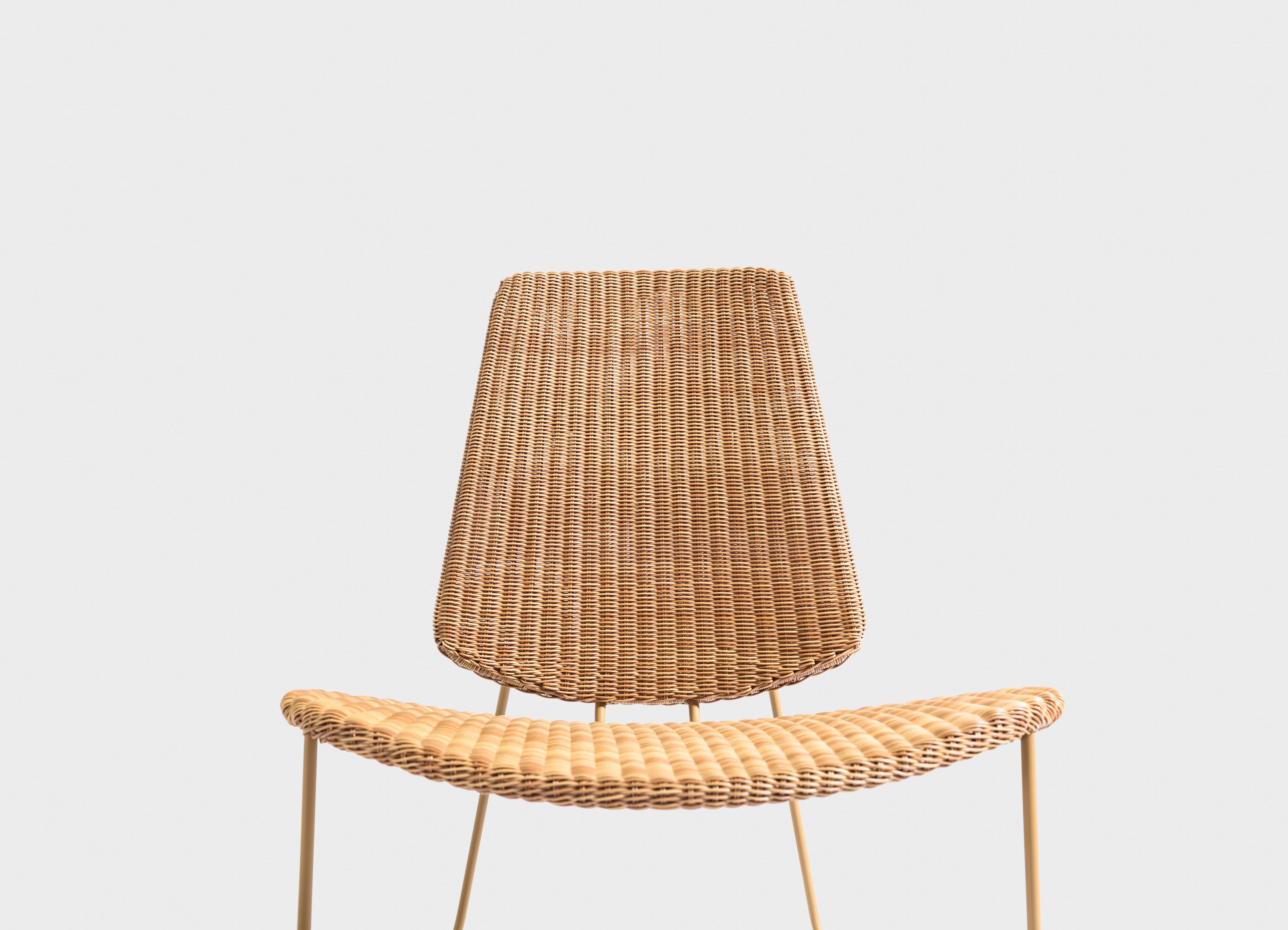 Кресло из синтетического волокна со стальной конструкцией VINEKO Tania ARCH-00068263 - Вид №2