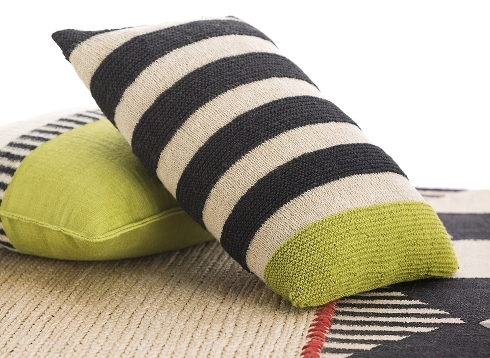 100355 Подушка Geo. Pistachio 70x40 GAN Rustic Chic - Вид №1