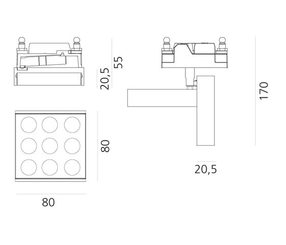 Artemide PAD 80 M246010 архитектурное освещение Santreyd 104601 - Вид №2