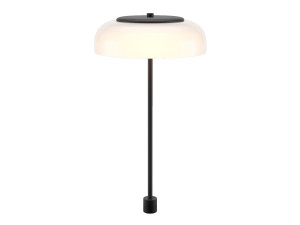 Светодиодная настольная лампа из дутого стекла