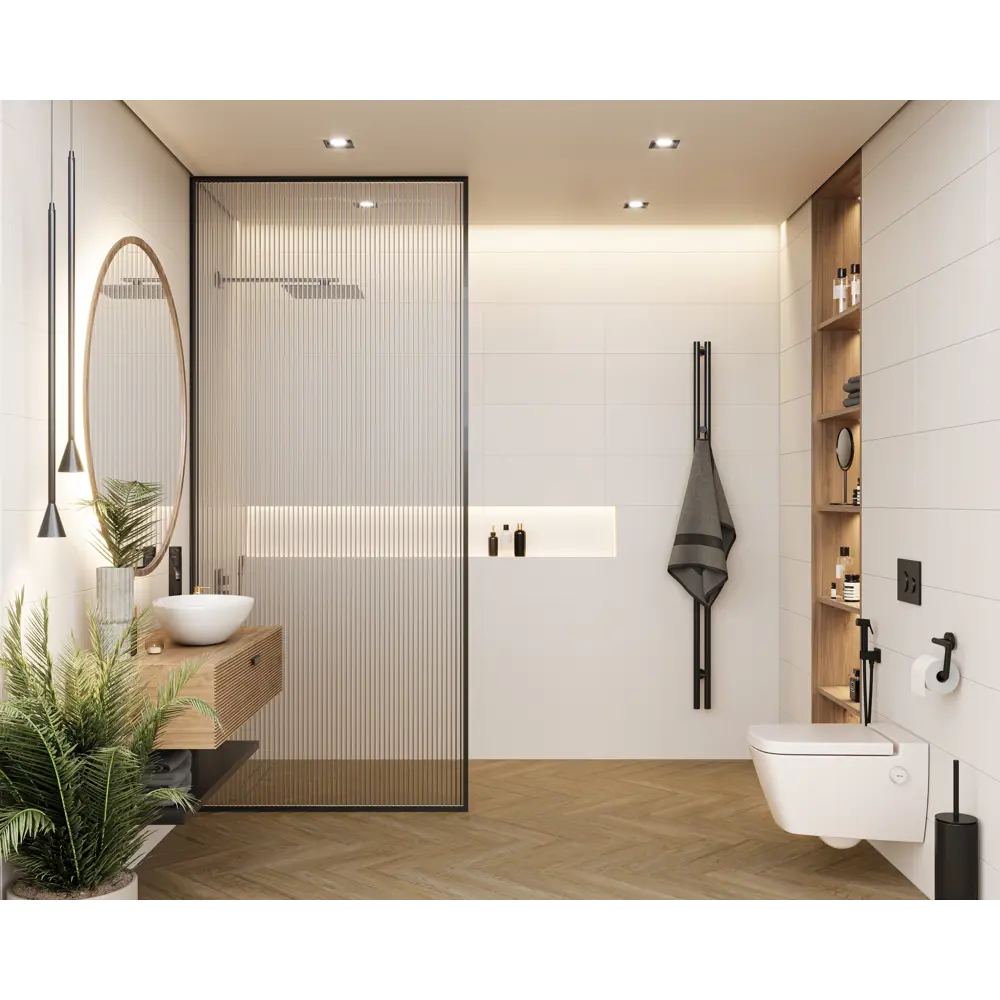 Плитка настенная Gracia Ceramica Monocolor 01 25x60 см 1.2 м² матовая цвет белый однотонный STLM-2130090 - Вид №4