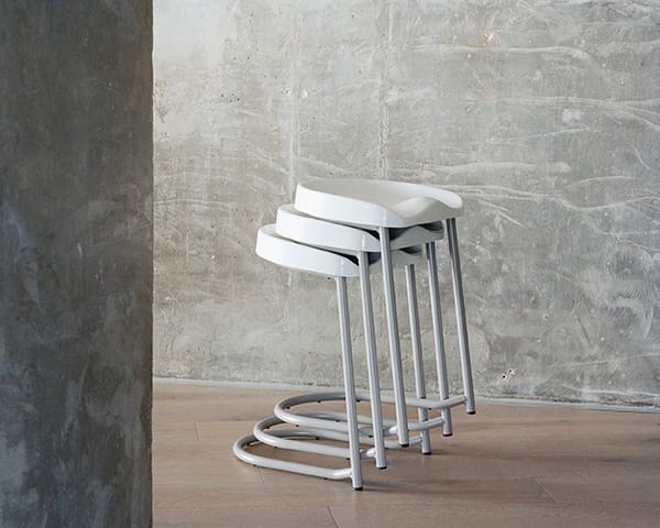 Стальной штабелируемый низкий стул Established&Sons Heidi ARCH-00111971 - Вид №2