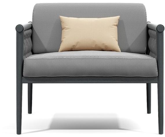 Atmosphera Садовое кресло с алюминиевыми и тканевыми подлокотниками Dandy 2.0 Da.pl - Вид №1