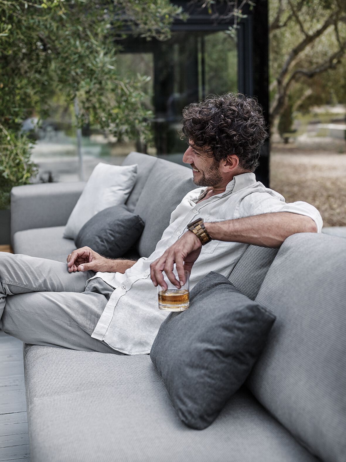 Ткань сад шезлонг Gloster сетка ARCH-00047578 - Вид №6