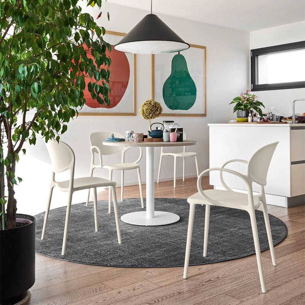 Штабелируемый стул из полипропилена с подлокотниками Connubia ABBY ARCH-00114851 - Вид №2