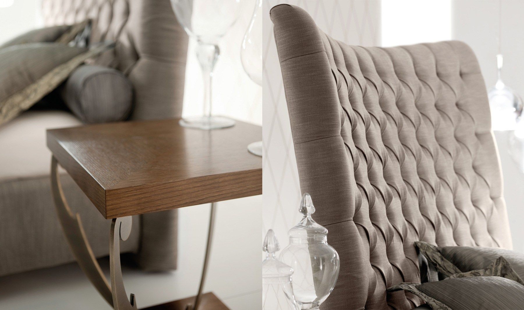 Двуспальная кровать с высоким изголовьем OPERA CONTEMPORARY TOSCA ARCH-00053718 - Вид №3