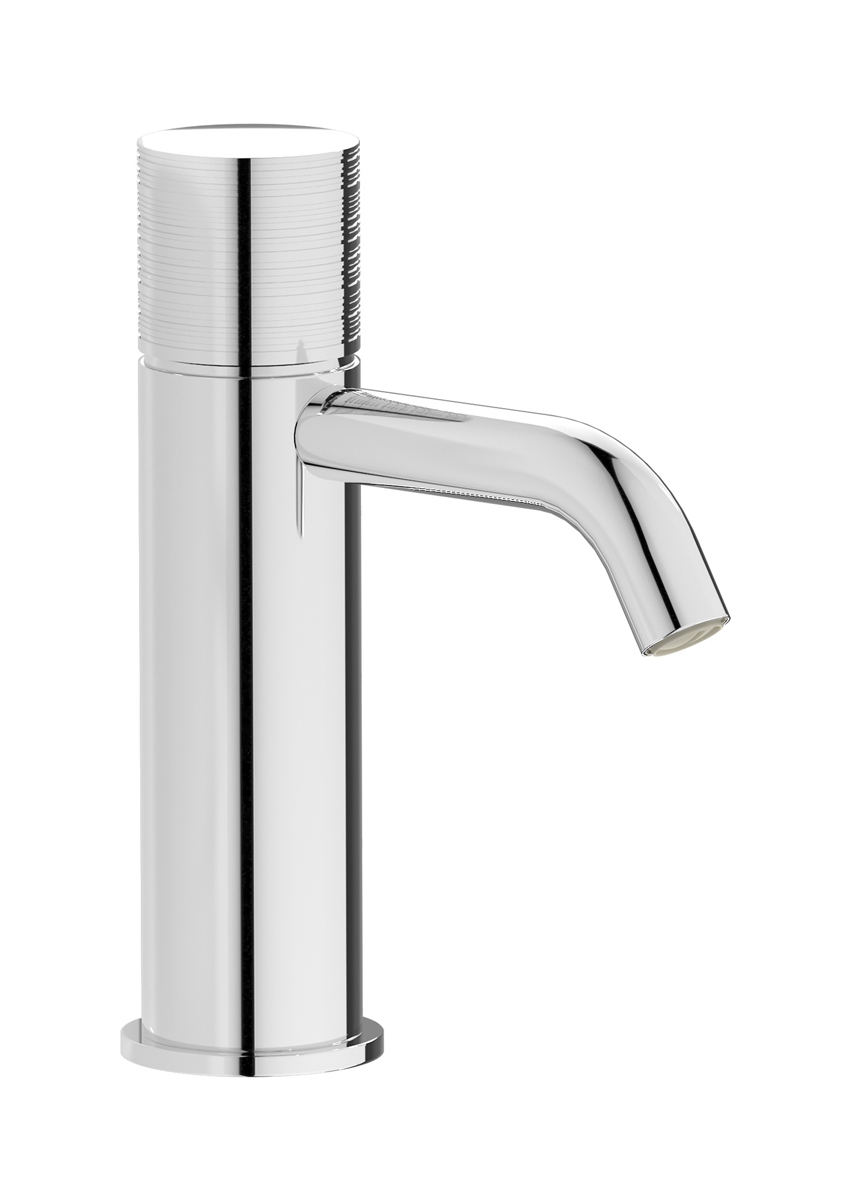 Смеситель для раковины на 1 отверстие в комплекте с донным клапаном WE ARE IB vn407np Chrome Vinile