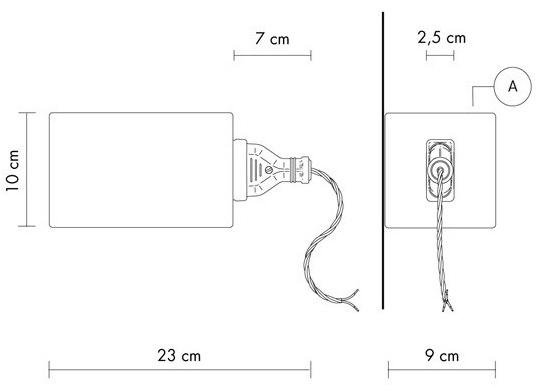 Karman Настенный керамический светодиодный светильник прямого света Giuspina sun-id-1375479 - Вид №3