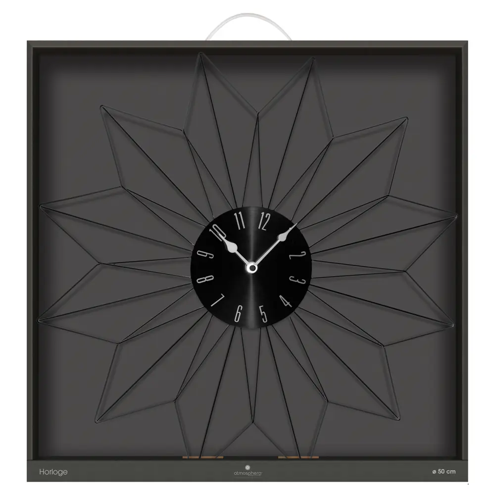 Часы настенные Atmosphera «Звезда» 50 см, цвет чёрный 83241166 STLM-2051335 Звезды - Вид №4