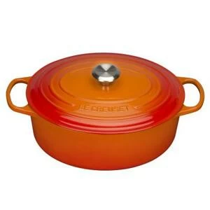 Утятница чугунная Le Creuset, Ø31 см, оранжевая
