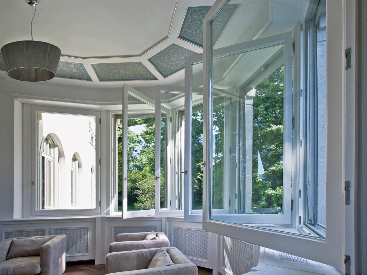 Деревянное окно с термической резкой Capoferri Serramenti SC80-100 ARCH-00099748