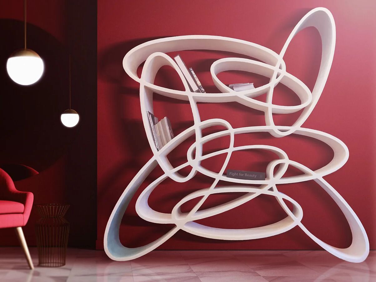 Книжный шкаф из переработанного пластика с фотокаталитической обработкой Creazione SUGO THE GIULIA ARCH-00037509