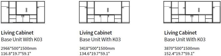 HC28 Cosmo Модульная оборудованная стена Teatro sun-id-1500356 - Вид №1