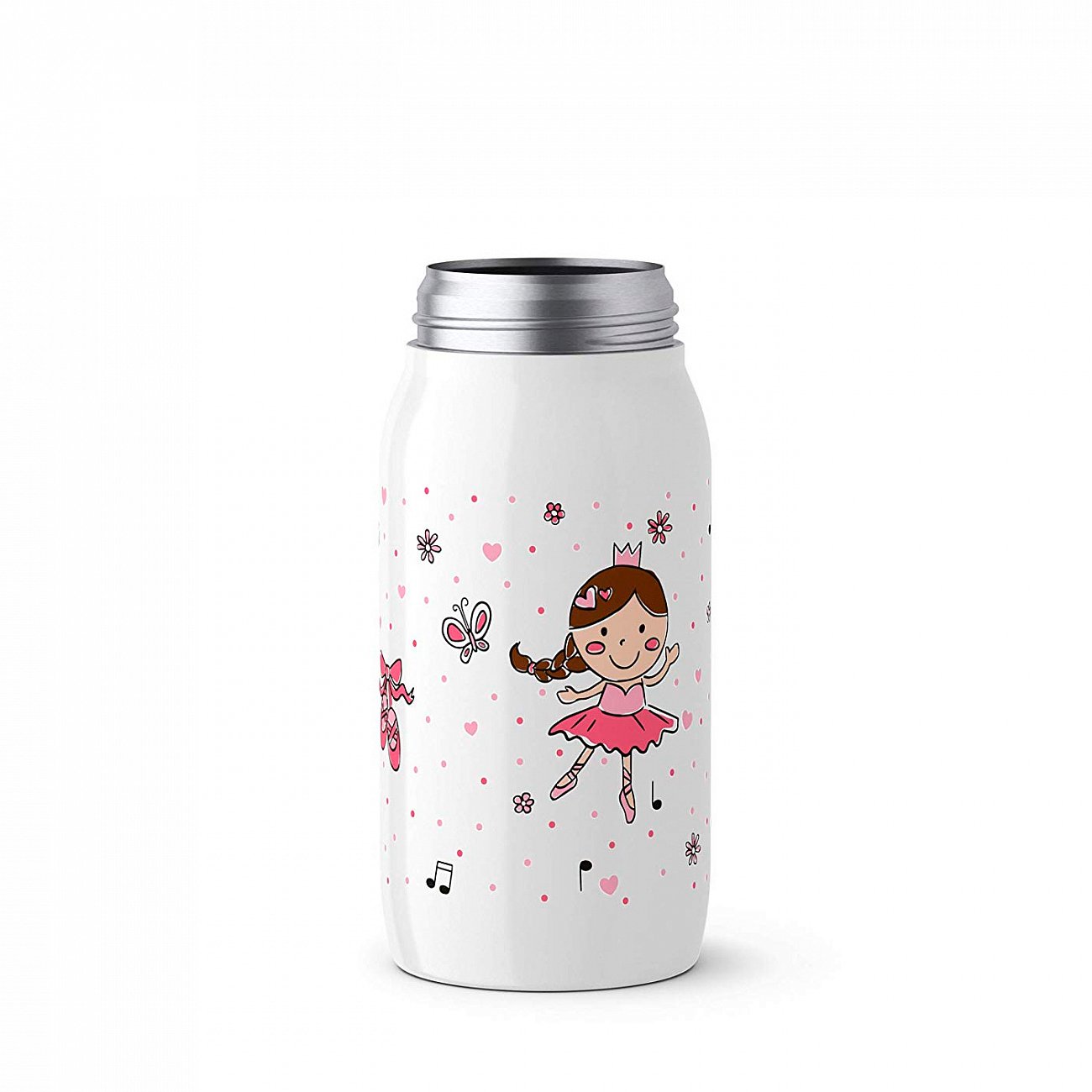 Термофляжка детская розовая 0,35 л Iso2Go "Балет" EMSA ДИЗАЙНЕРСКИЕ 00-3951788 Белый  - Вид №3