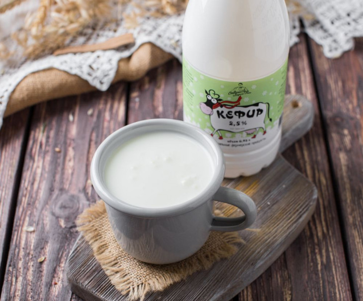 66 Кефир 2,5 % Вкусляндия  - Вид №1