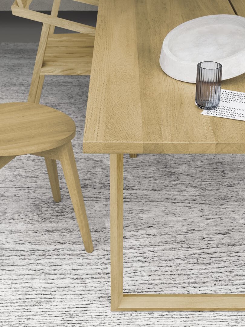 Прямоугольная столешница из дуба Devina Nais Free ARCH-00142092 - Вид №3