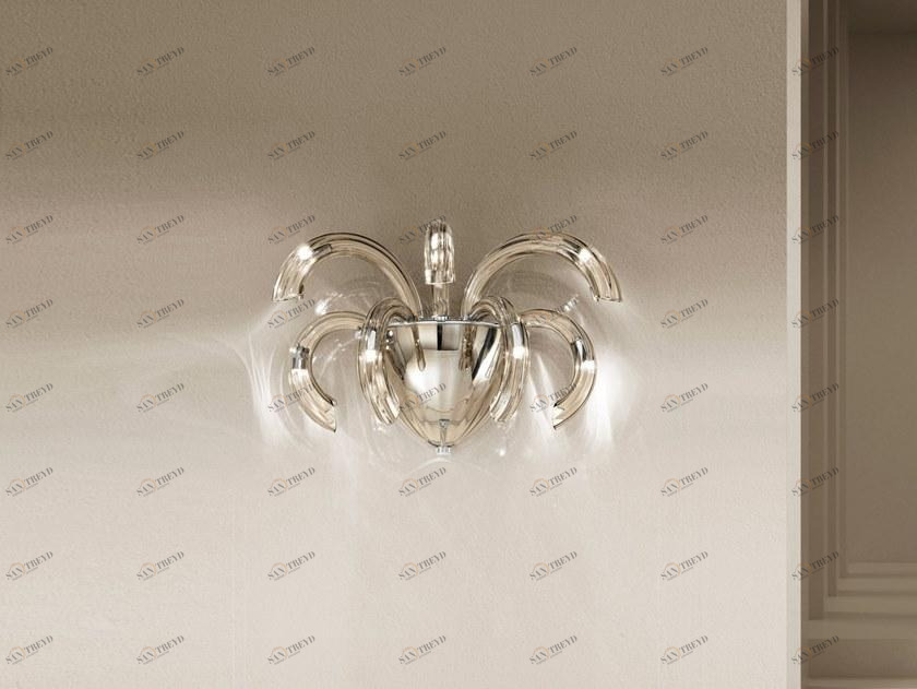 Sylcom Настенный светильник из стекла Phoenix 2033