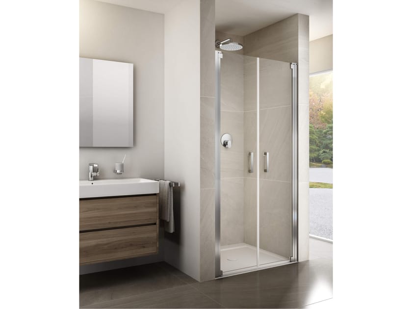 Душевая кабина из закаленного стекла с распашной дверью Provex Industrie ARCH-00031374