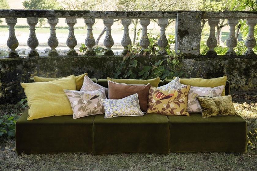 Élitis Прямоугольная подушка из льна с цветочными мотивами sun-id-1344647 - Вид №3