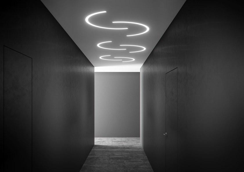 PANZERI Потолочный линейный осветительный профиль из экструдированного алюминия для светодиодных модулей Brooklyn sun-id-1458030 - Вид №1