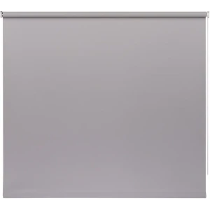 Штора рулонная блэкаут 200x175 см серая