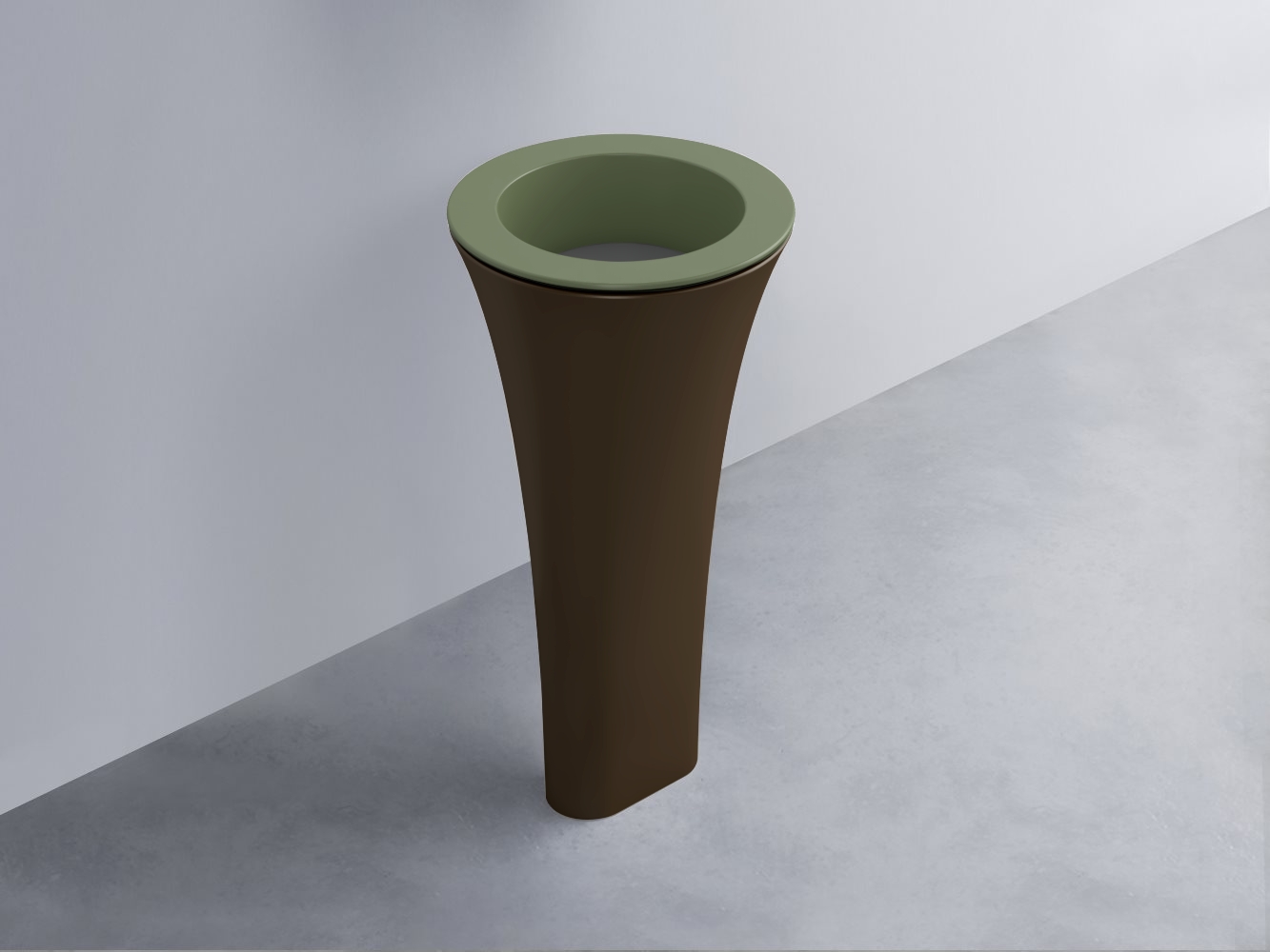 AMLA45-AG+AMPILT-CM+AMCOLT-CA Раковина Amedeo Tondo отдельностоящая cielo Enjoy + Amedeo Ceramica Cielo