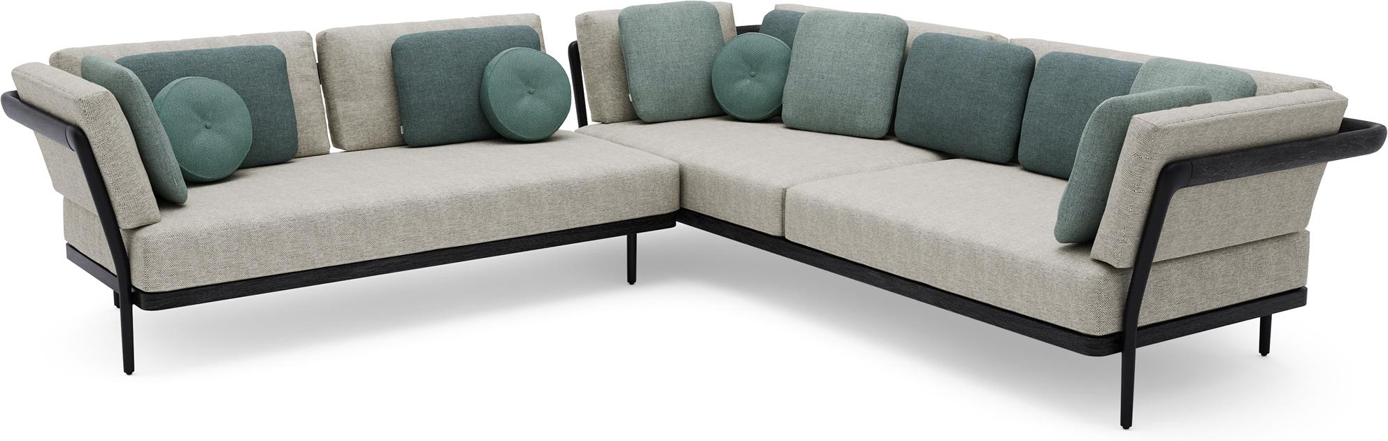 Concept 8 teak nero черный Manutti Flex MNST540