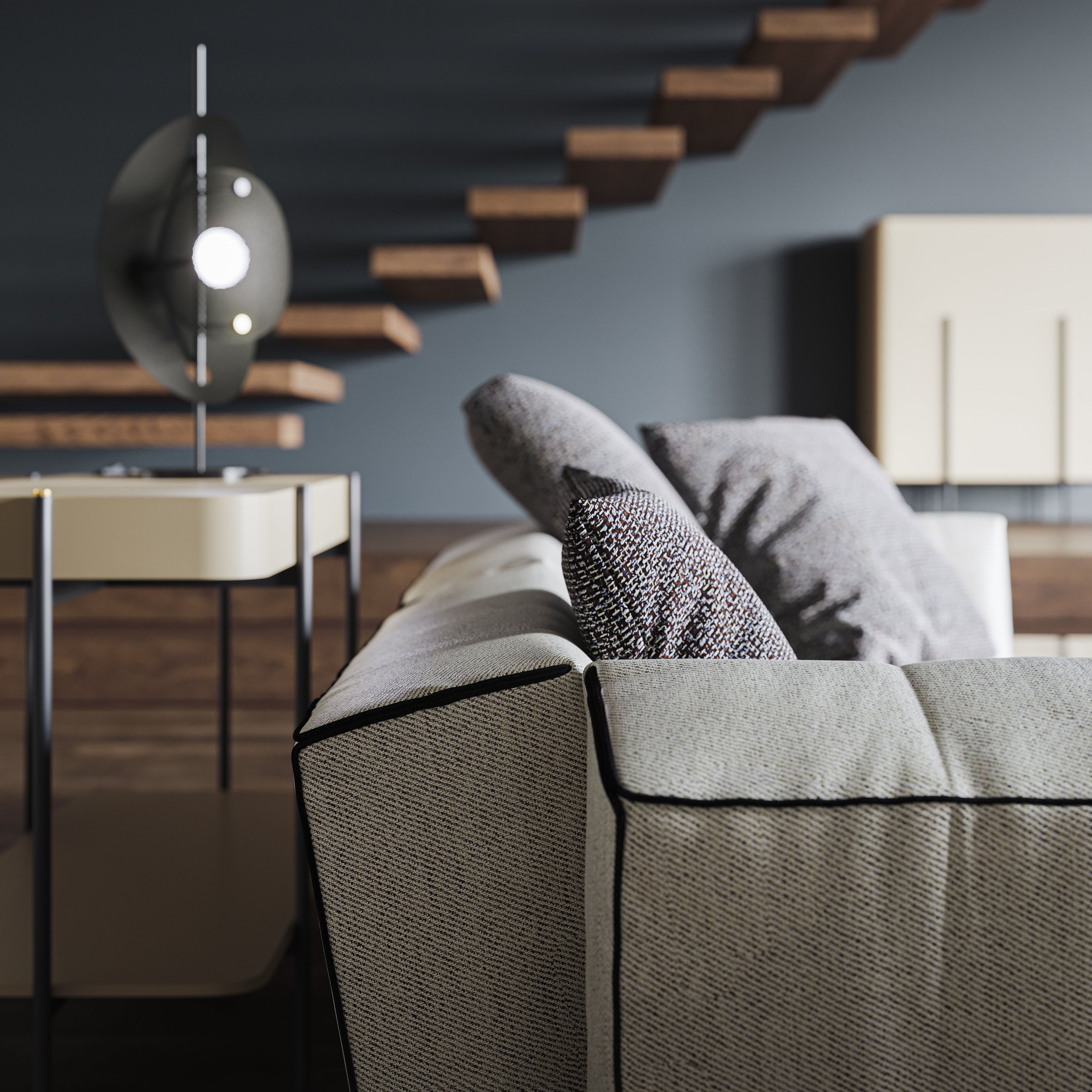 Стальная светодиодная настольная лампа Liu Jo Living Collection Corolle ARCH-00044305 - Вид №3