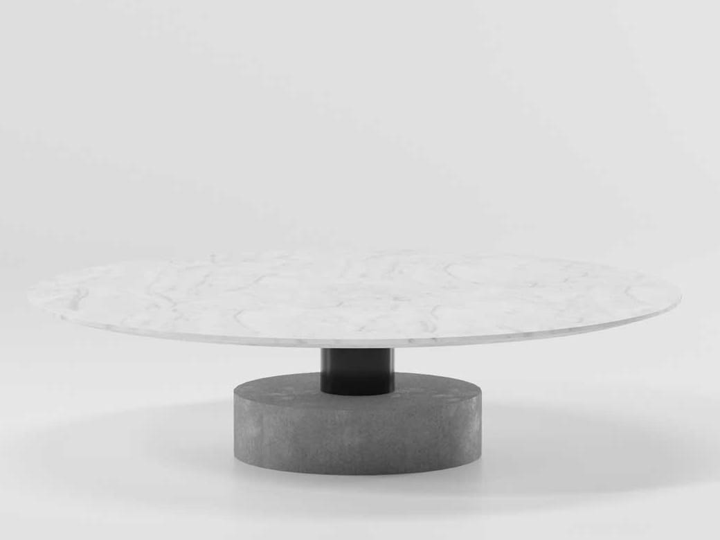 Круглый низкий журнальный столик Kettal Roll ARCH-00028388