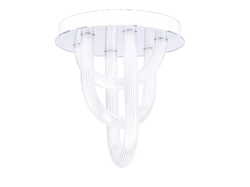 Стеклянный светодиодный потолочный светильник FontanaArte Oort ARCH-00101357