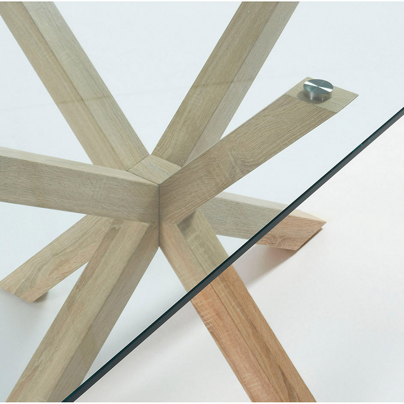 072946 Обеденный стол Arya 180x100 стекло La Forma Argo